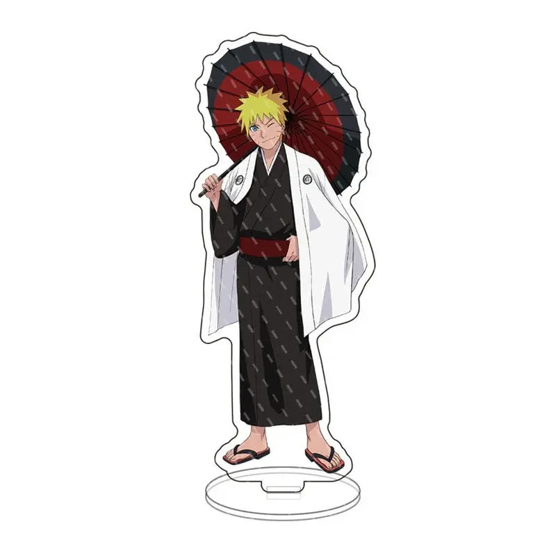 Japan Naruto Acrylic Stand Shippuden Uchiha Sasuke Sakura Desktop Decoration Doll anime figure character Christmas gift 15cm