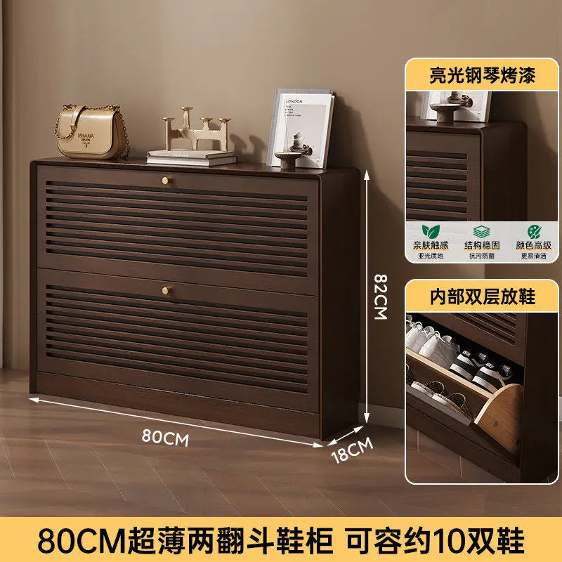 Narrow Corner Shoe Storage Cabinet