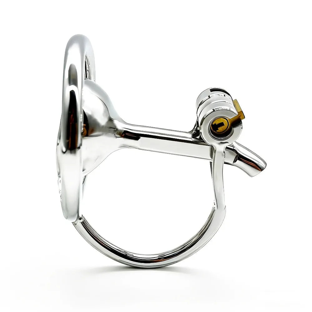 Reverse-Style Stainless Steel Chastity Cage