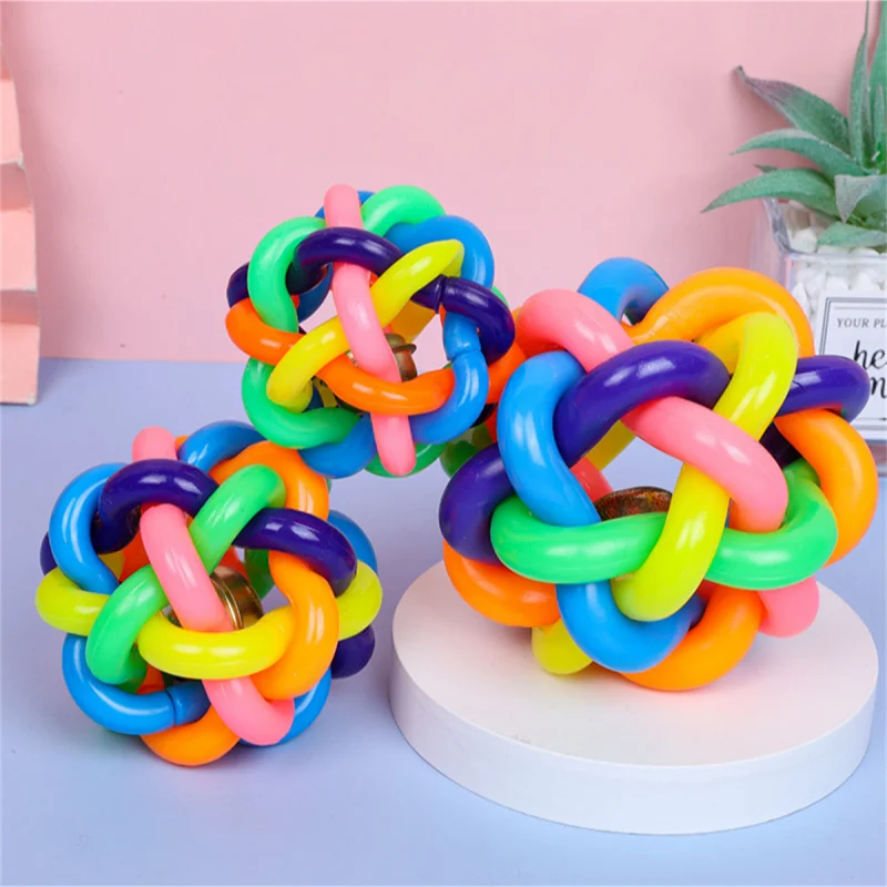 Colorful Bell Interactive Dog Toy
