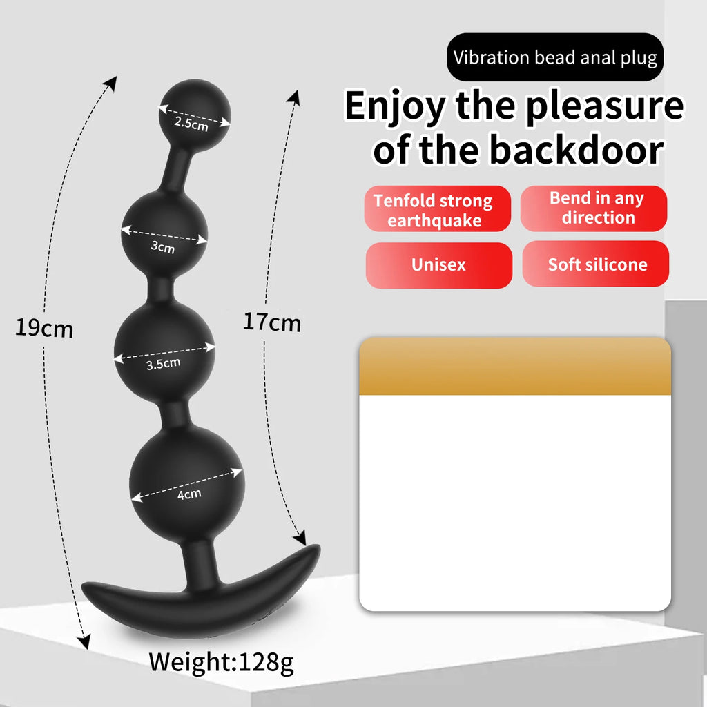 Small Silicone Beginner Anal Bead Set