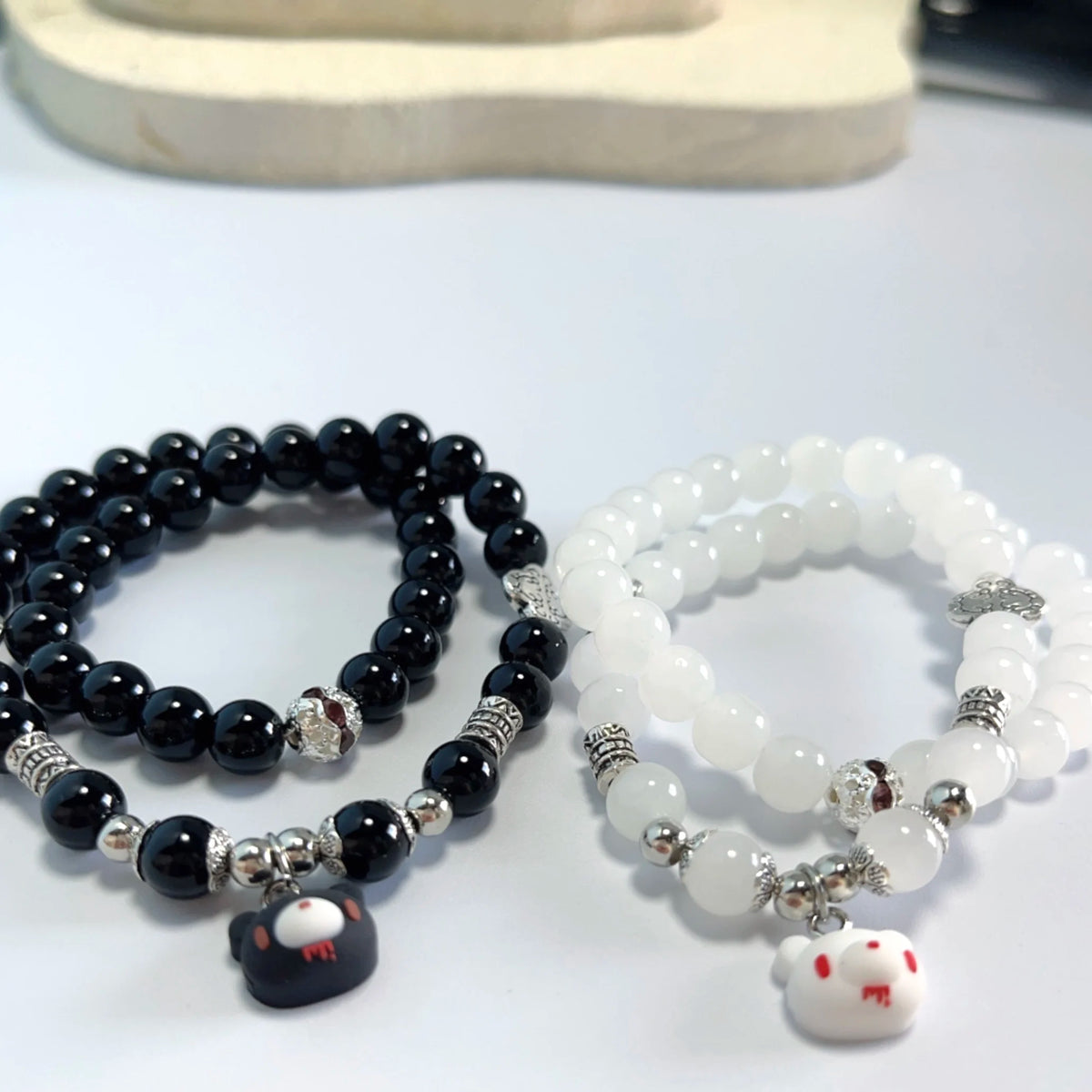 Kawaii Bear Beaded Friendship Bracelet