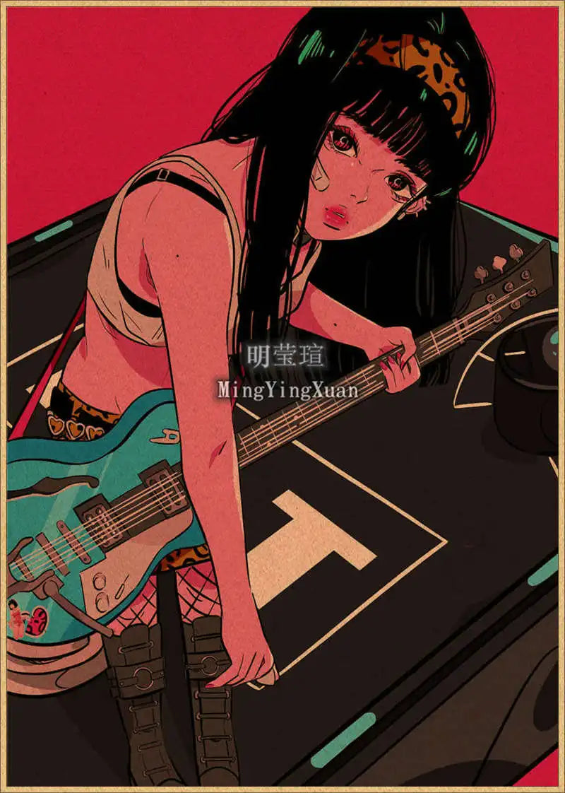 Japanese Anime 4K-Style Decorative Wall Poster