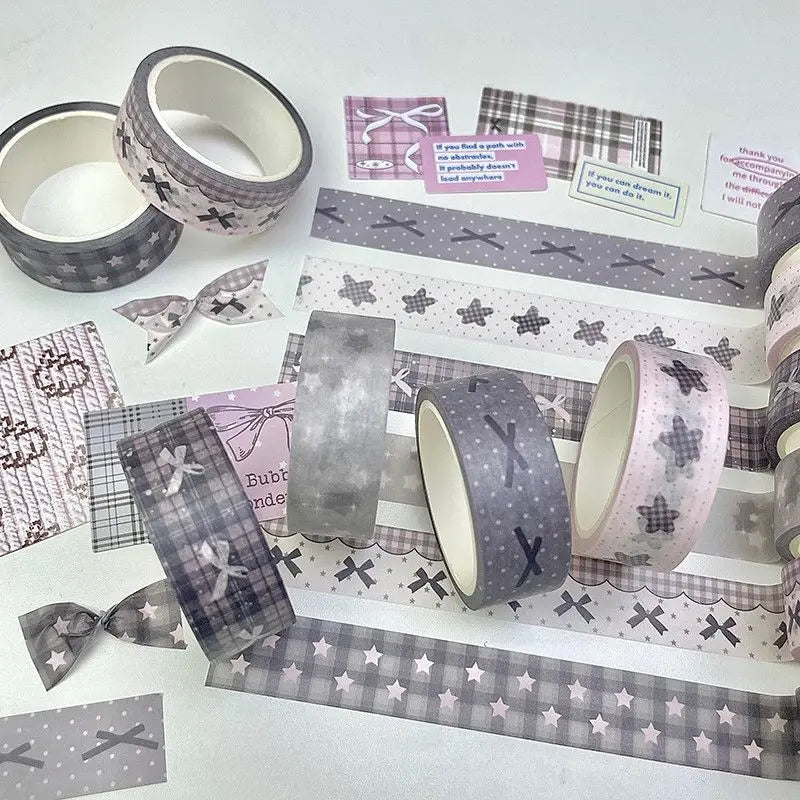 Star & Bow Washi Tape Set – 3/6 Rolls
