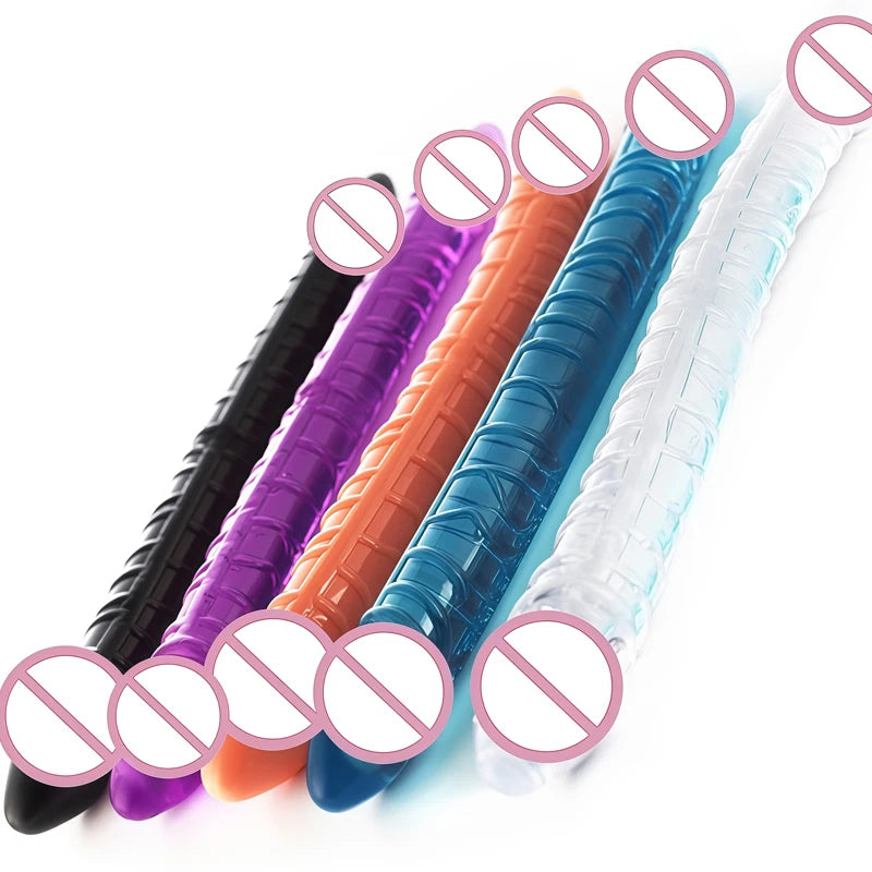 Sexy Toys Both Ends Dildo For Women Vaginal Plugs Prostate Massager Masturbators Adult Supplies Anal Dilator Exotic Accessories