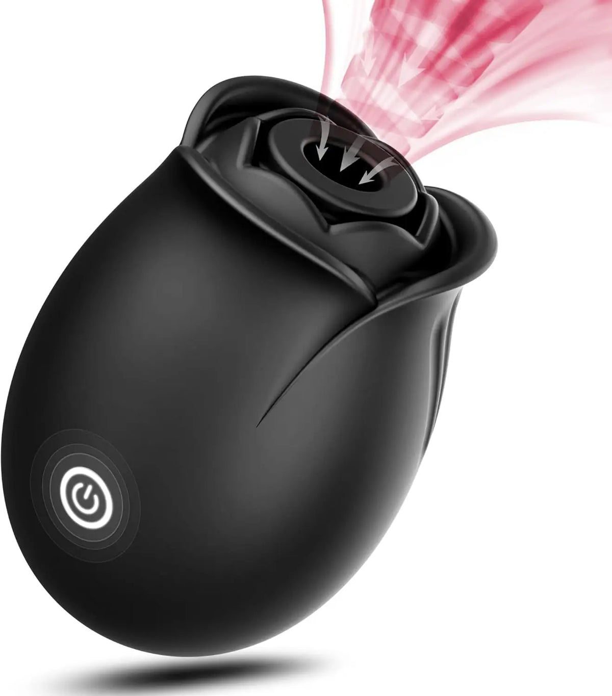Rose Vibrator with Suction & 5 Vibration Modes