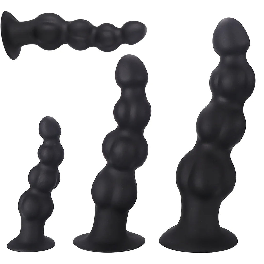 4-Ball Silicone Anal Bead & Plug