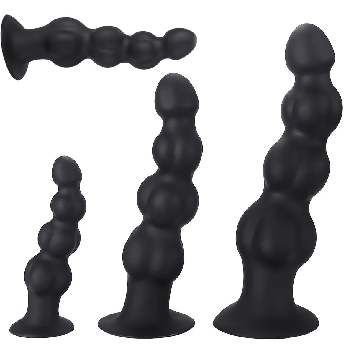 4-Ball Silicone Anal Bead & Plug