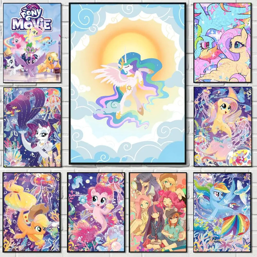 My Little Pony Anime-Style Wall Poster