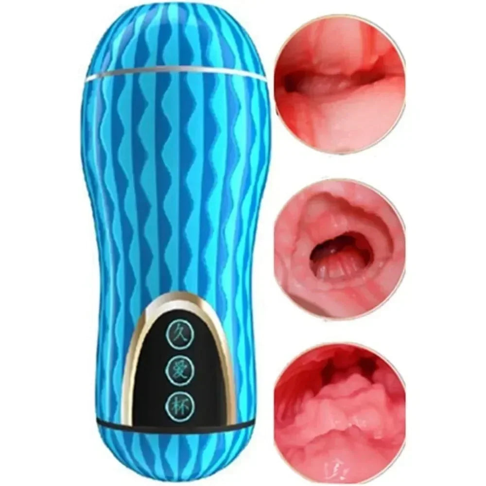 5D Soft Silicone Male Masturbator Cup