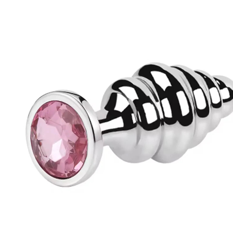 Crystal Stainless Steel Anal Plug