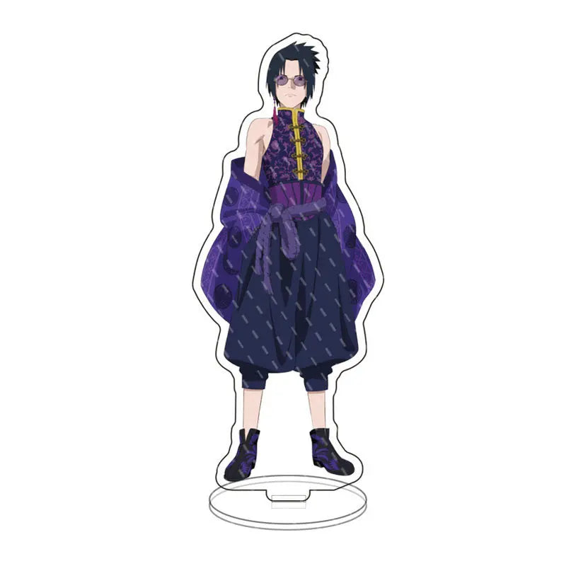 Japan Naruto Acrylic Stand Shippuden Uchiha Sasuke Sakura Desktop Decoration Doll anime figure character Christmas gift 15cm
