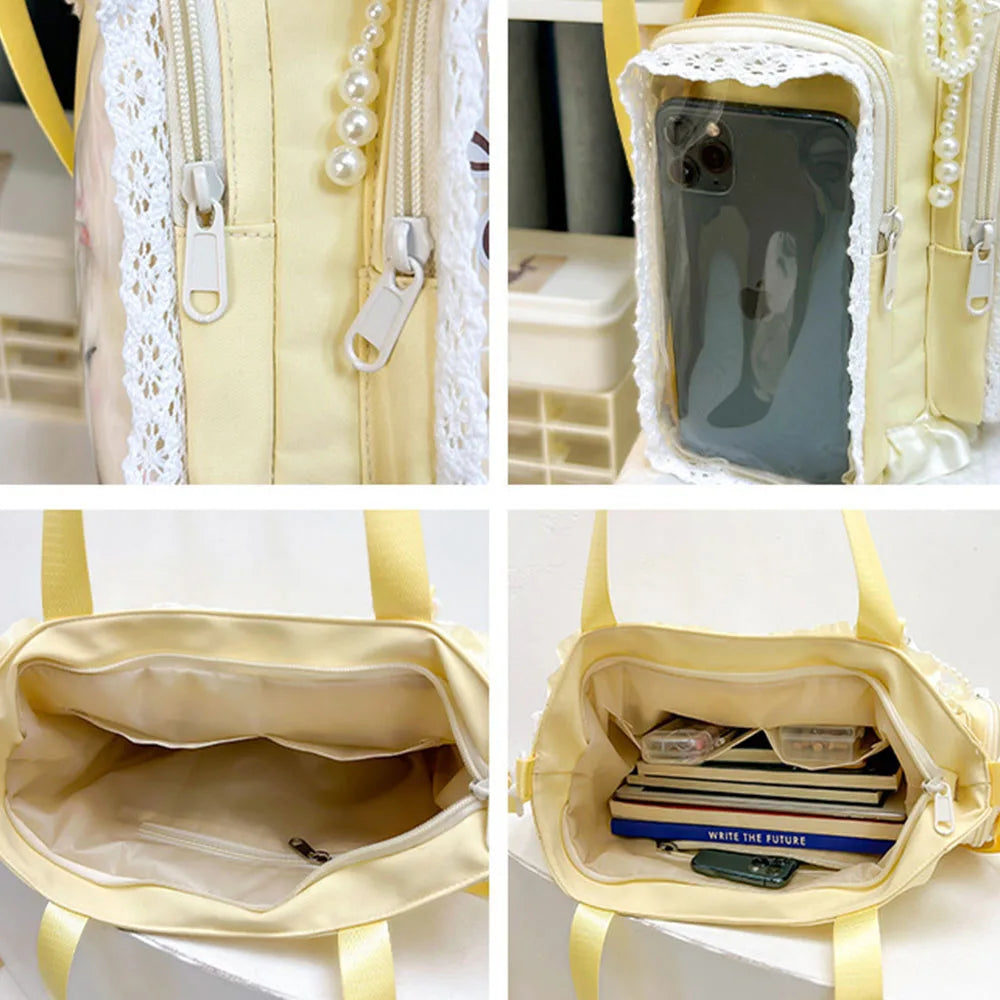 Lolita Lace Transparent Ita Bag