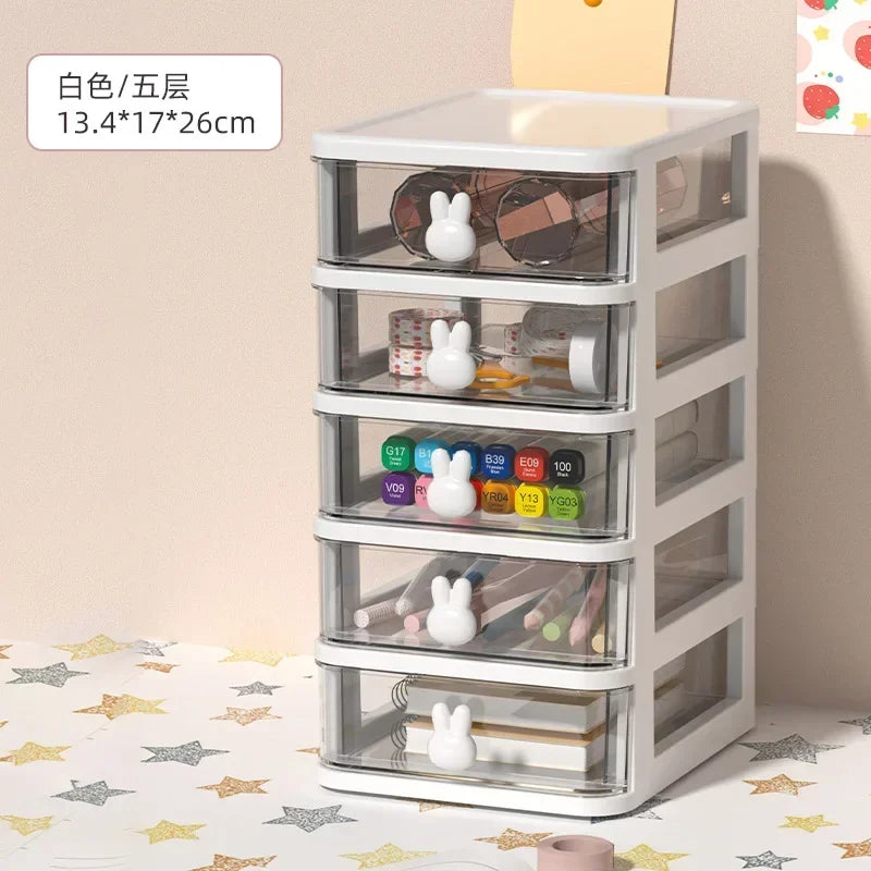 Clear 2–4 Tier Drawer Organizer