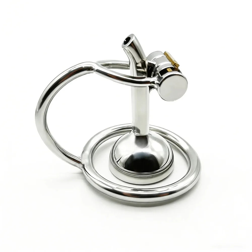 Reverse-Style Stainless Steel Chastity Cage