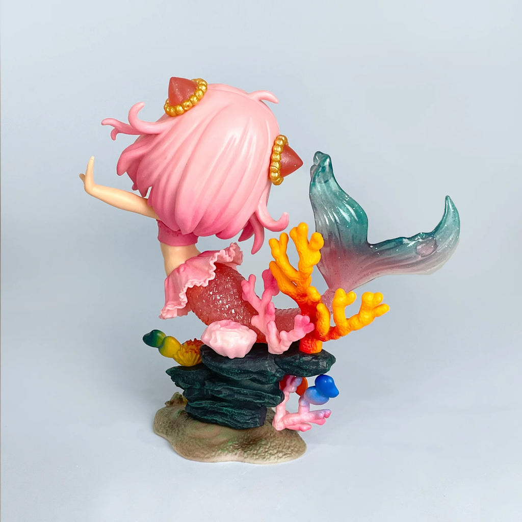 Mermaid figurine anime cute girlish collectible model ornament decoration