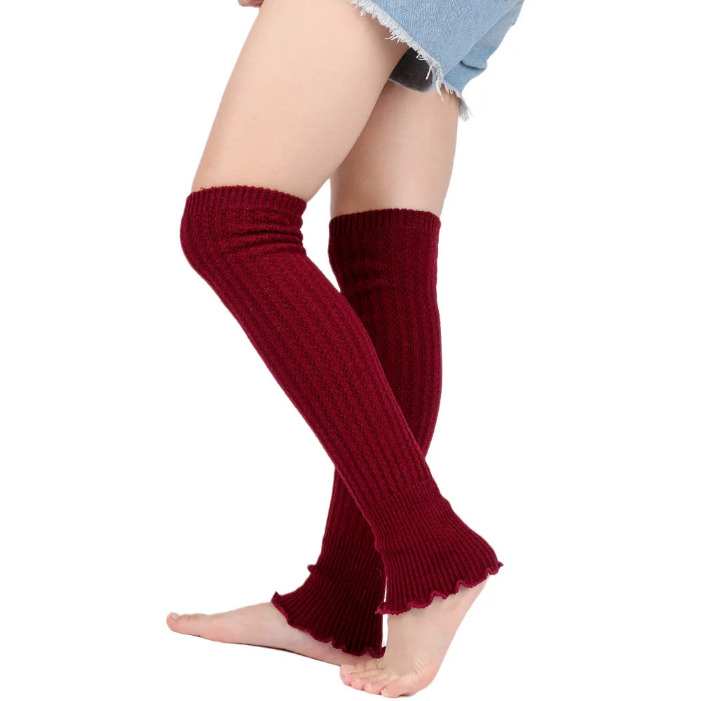 Gothic Thermal Knee-High Boot Cuff Leg Warmers