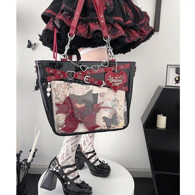 Y2K Anime Ita Display Shoulder Bag