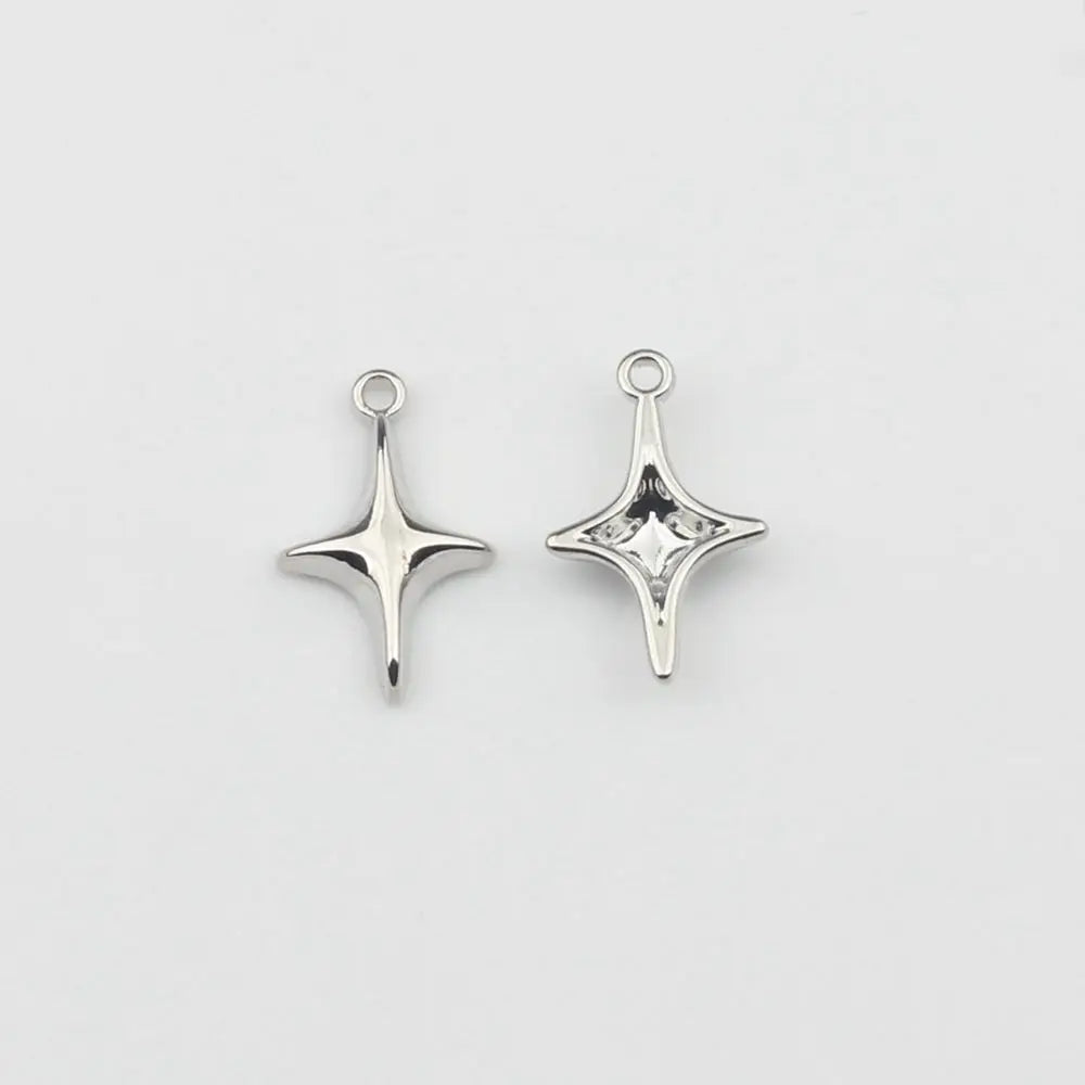 Black Heart, Cross & Star DIY Jewelry Charms