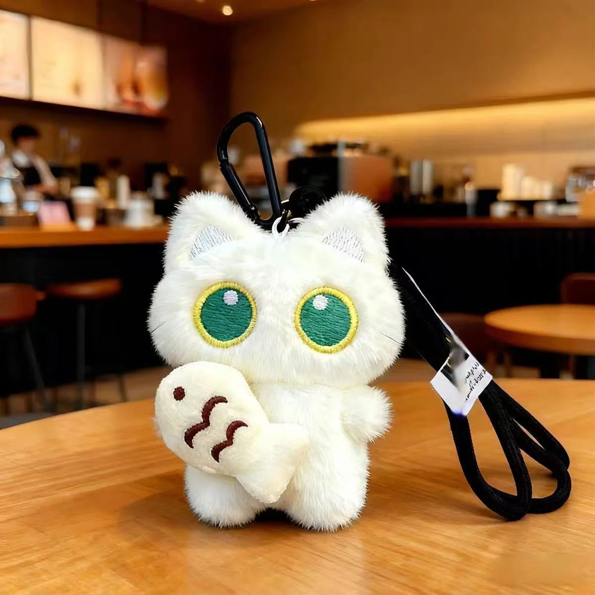 Black Cat Plush Keychain & Bag Charm