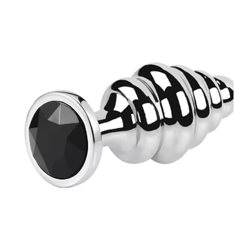 Crystal Stainless Steel Anal Plug