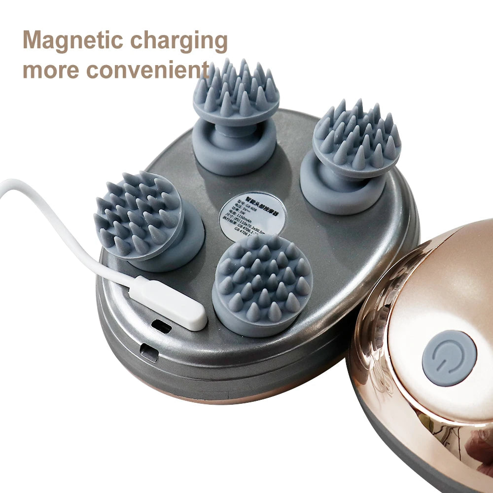 Rechargeable Handheld Scalp & Head Massager