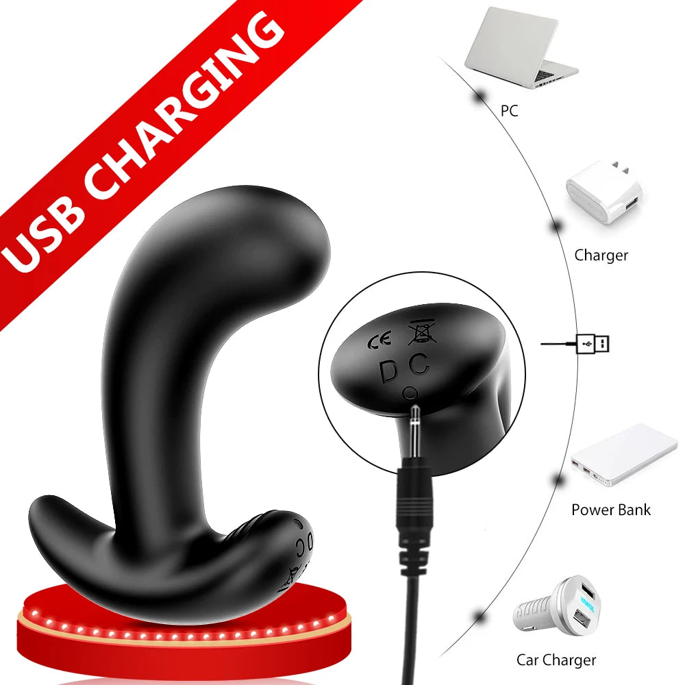Wireless Remote Vibrating Anal Plug