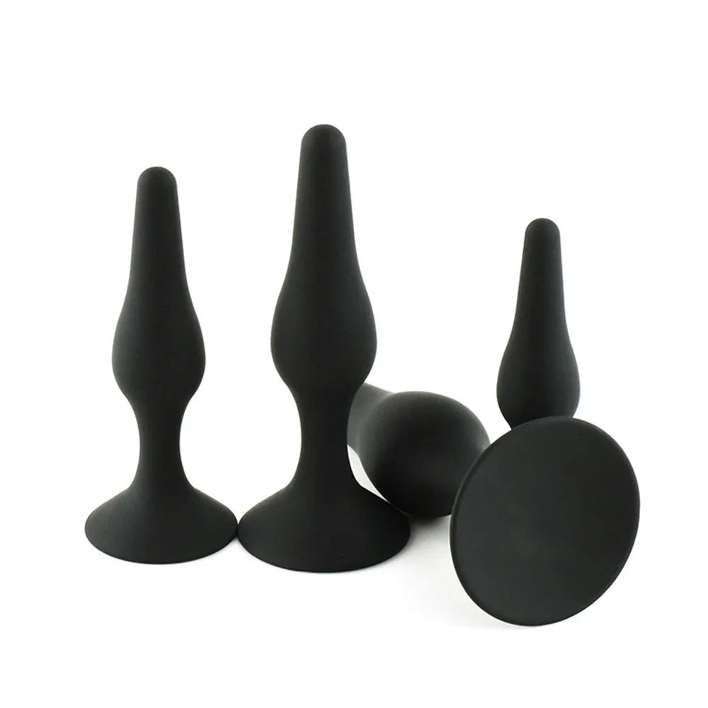 4-Piece Anal Plug & Bead Set