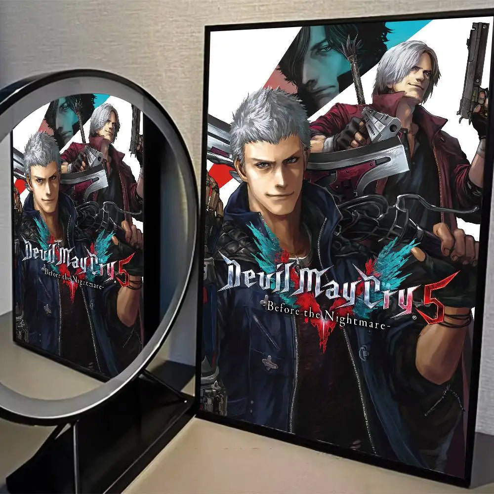 Devil May Cry Vintage Game Art Poster