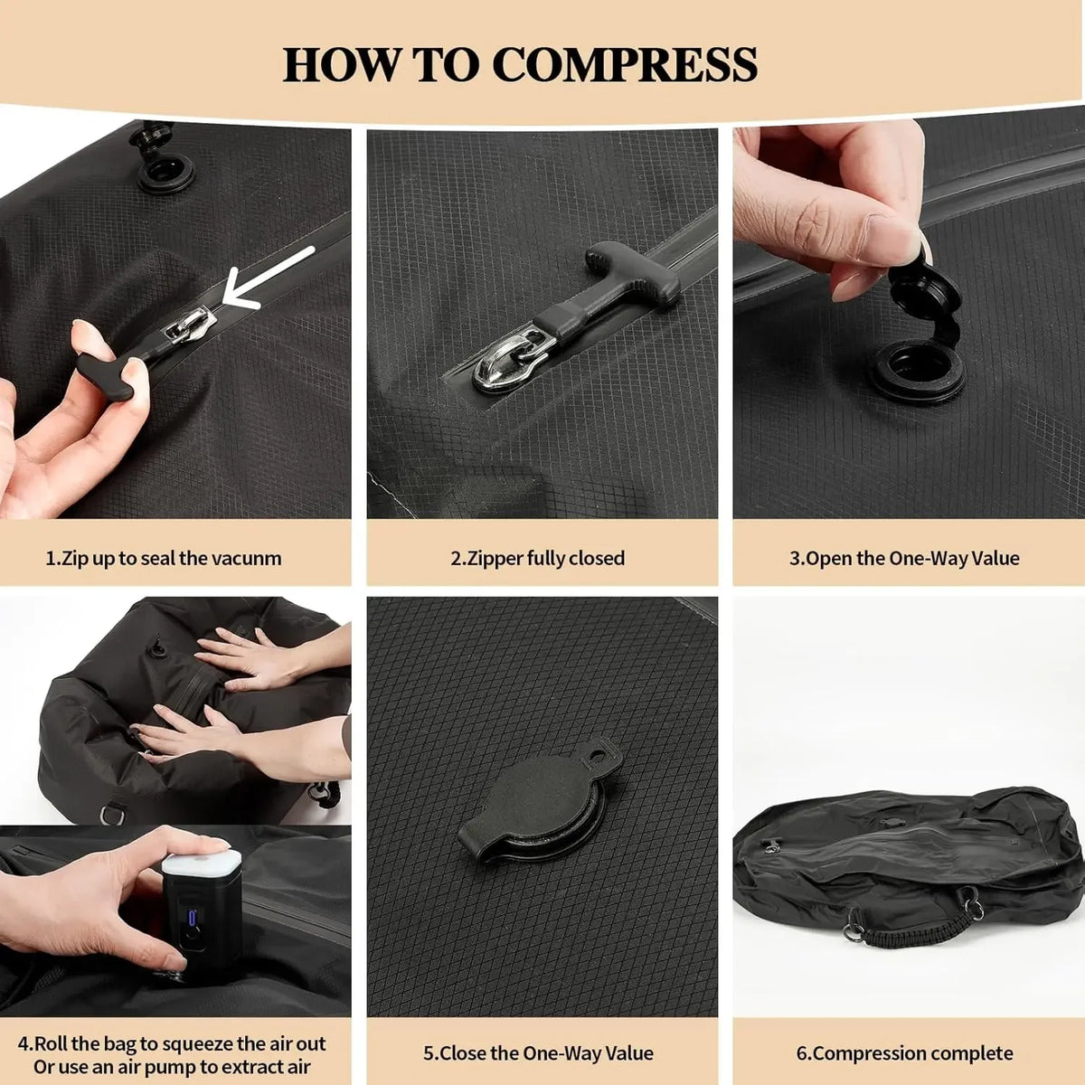 Travel Compression Storage Cubes for Clothes