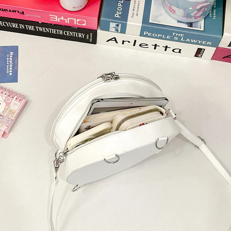 Y2K Transparent Ita Crossbody Bag