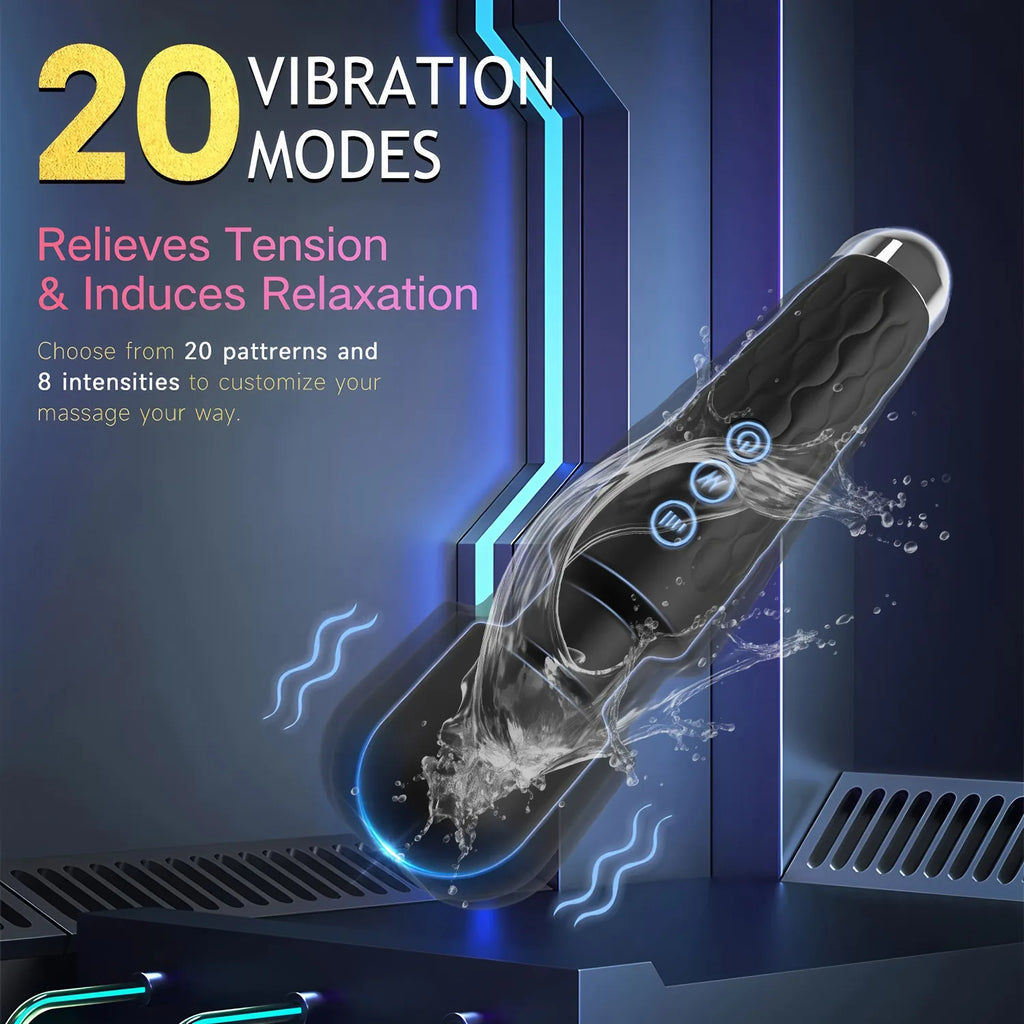 Waterproof Multi-Speed Magic Wand Massager