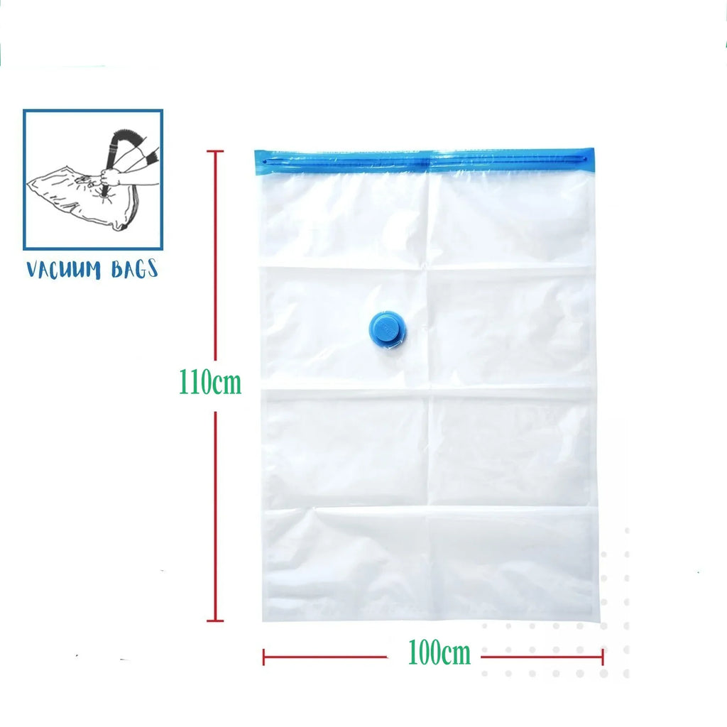 Vacuum Storage Bags Space Saver Vacuum Storage Bags, Vacuum Seal Bags for Clothing, Clothes, Comforters and Blankets