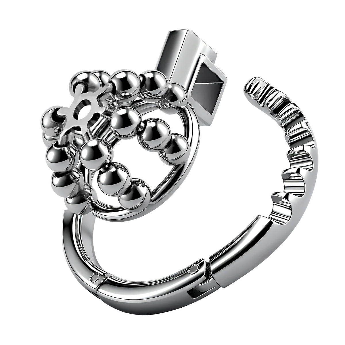 Adjustable Stainless Steel Chastity Cage