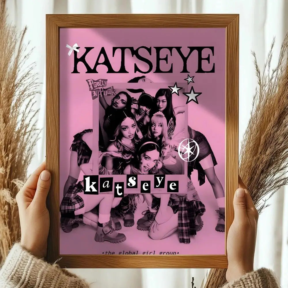 KATSEYE K-Pop Waterproof Wall Poster