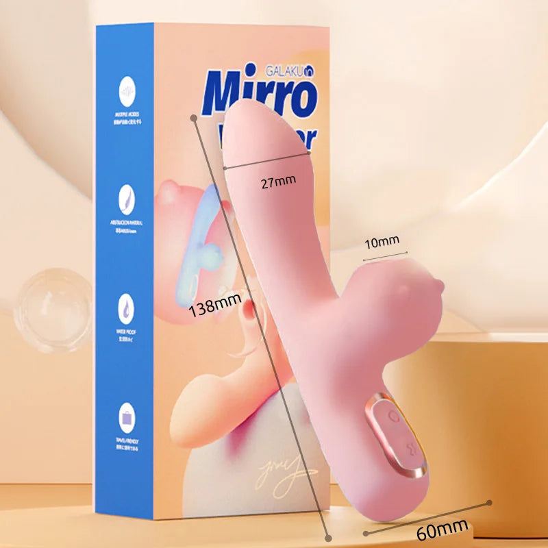 Rabbit Vibrator with Clitoral Suction