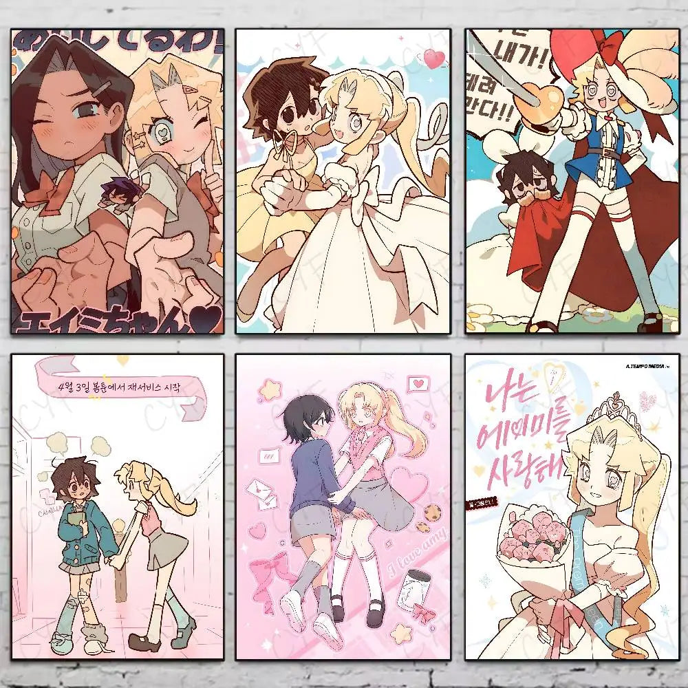 I Love Amy Anime Wall Poster