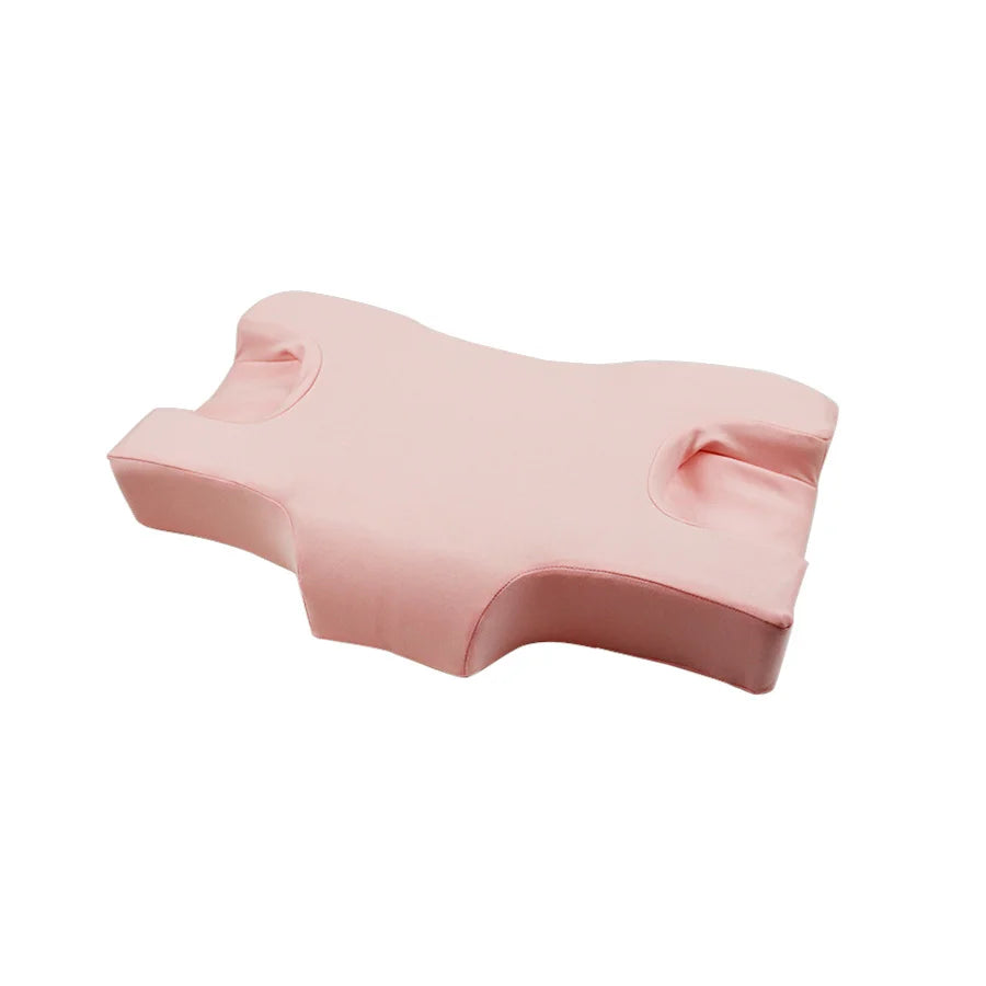 Satin Memory Foam Neck Support Pillow