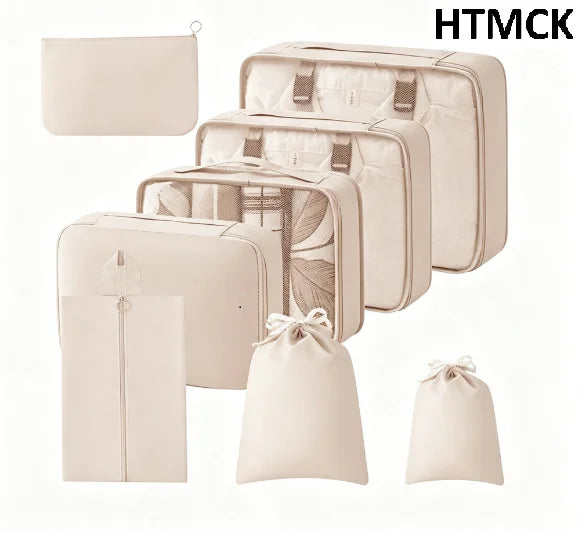 Portable Travel Packing Organizer Set