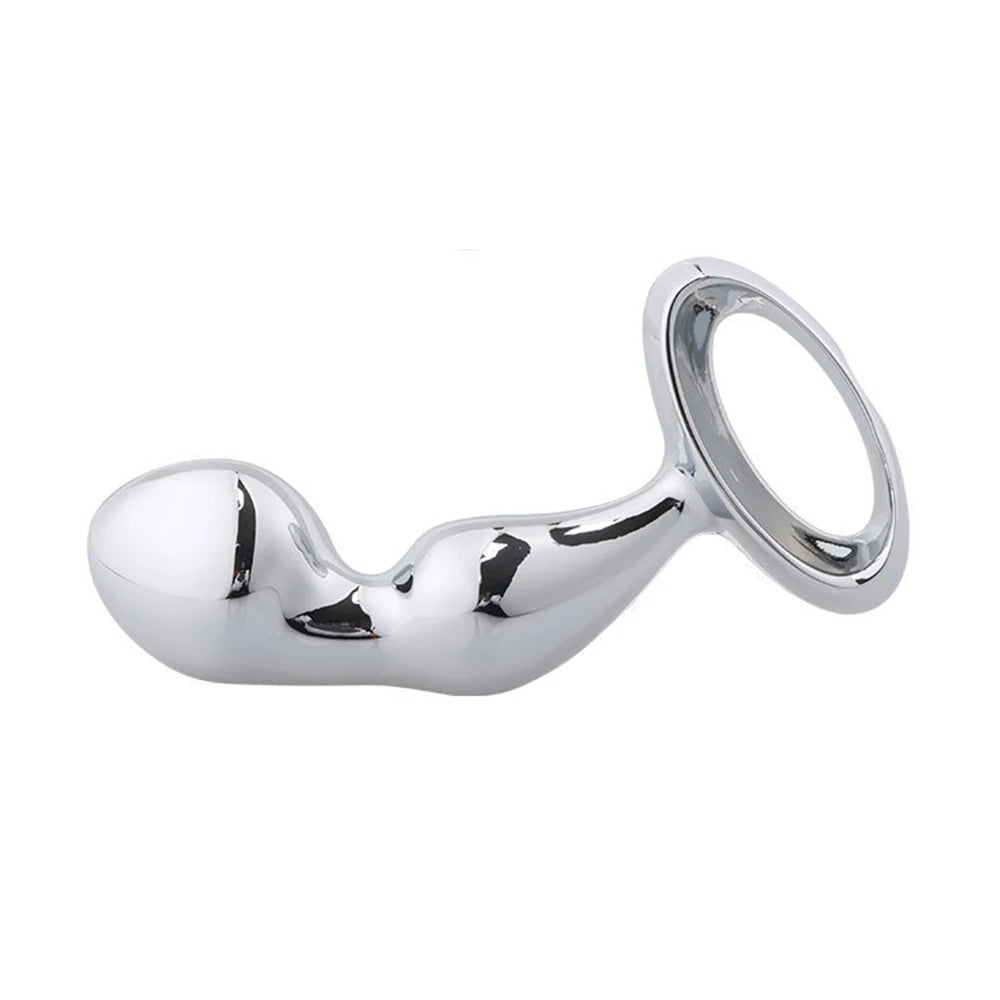 Stainless Steel Beaded Anal Plug