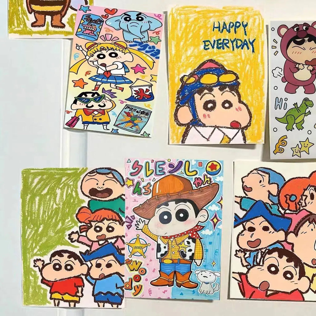10-Piece Crayon Shin-Chan A4 Poster Set