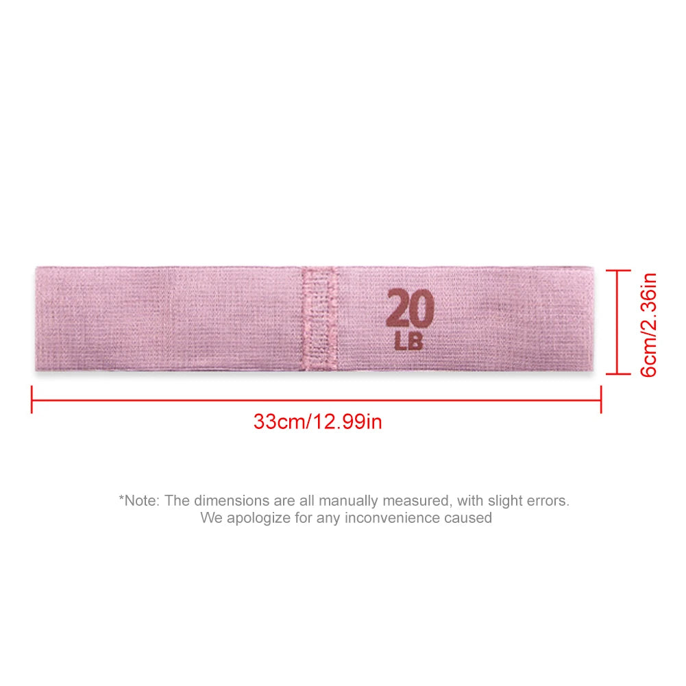 Resistance Booty Bands Anti-Slip Pilates Hip Circle Portable Glute Thigh Elastic Bands Yoga Gym Equipment