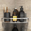 No-Drill Wall-Mounted Corner Shower Shelf