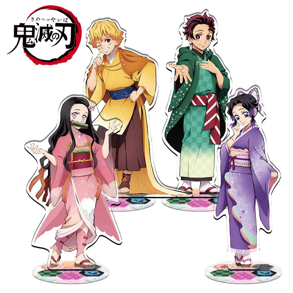 1PCS Anime Jujutsu Kaisen Yuji Itadori Satoru Gojo Stand Model Plate Desk Decor Standing Sign Game Fans Gift