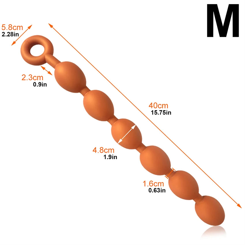 Soft Silicone Beginner Anal Bead Set