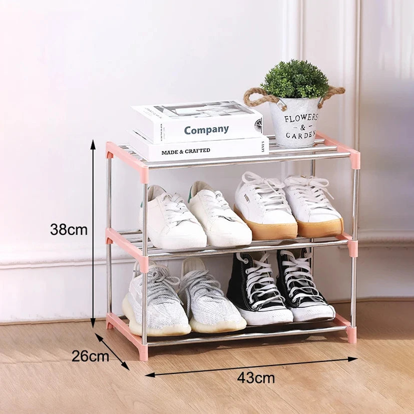 3–5 Tier Space-Saving Shoe Rack