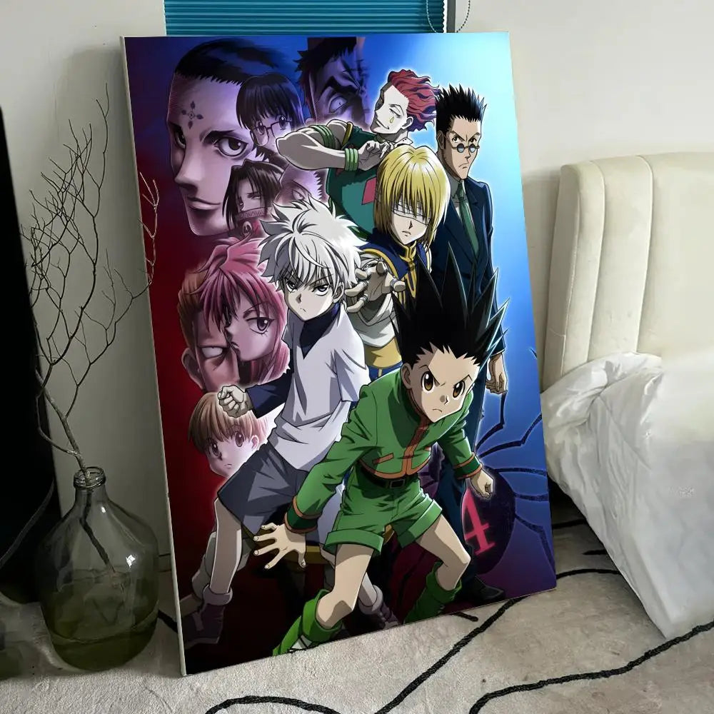 Anime H-HUNTERXHUNTER Poster Wall art print art suitable for living room bedroom bar parlor home decor gift