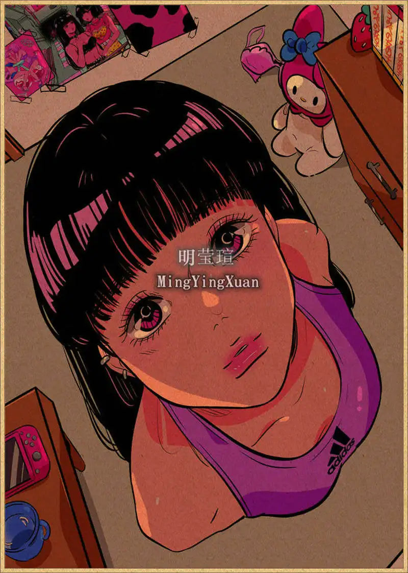 Japanese Anime 4K-Style Decorative Wall Poster