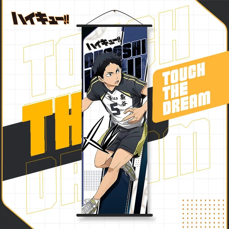 Haikyuu!! Hinata & Kageyama Canvas Wall Scroll