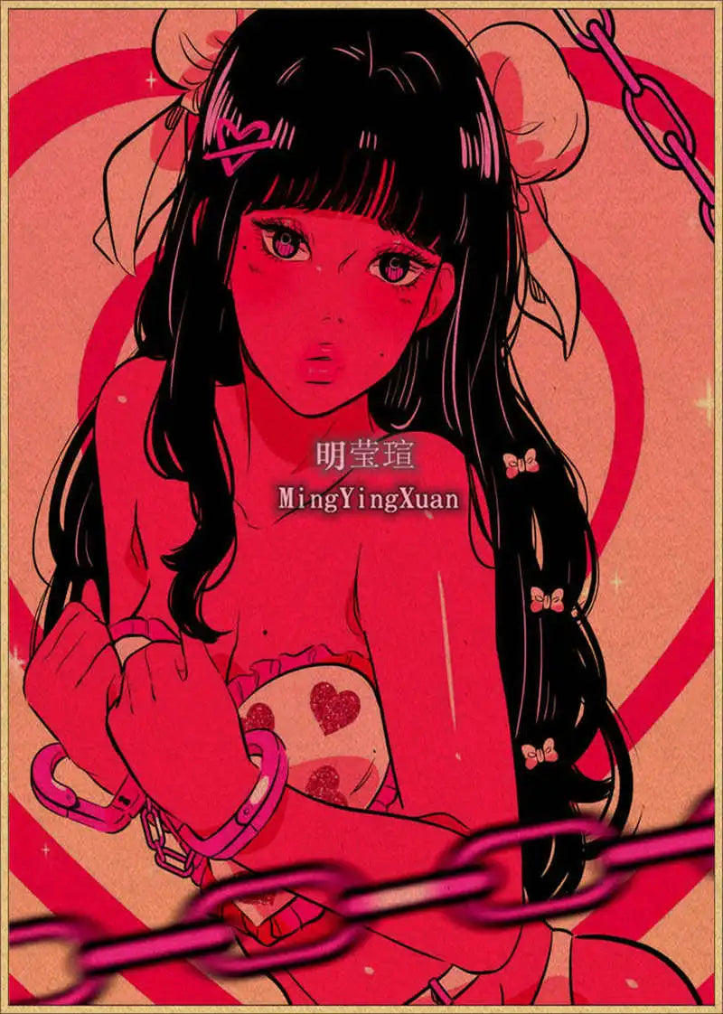 Japanese Anime 4K-Style Decorative Wall Poster